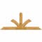 Ekena Millwork Richland Rough Sawn Timber Gable Bracket, Western Red Cedar, 84"W x 35"H x 4"D x 6"F, 10/12 Pitch GBW084X35X0406RIC00RWR - alternate 1